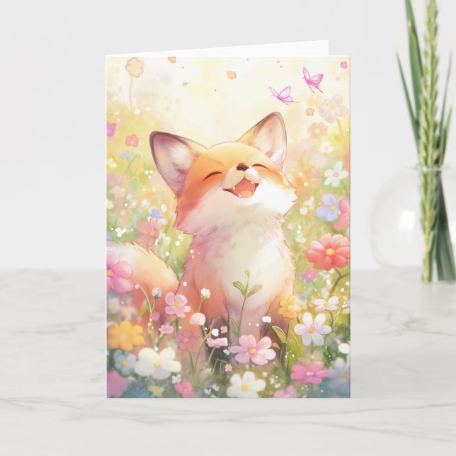 Red Fox Meadow Melody Kort (Framsida)