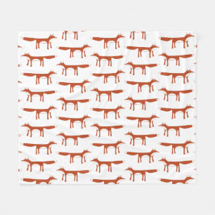 Red Fox Mönster Fleecefilt