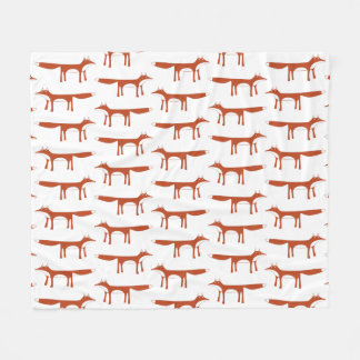 Red Fox Mönster Fleecefilt
