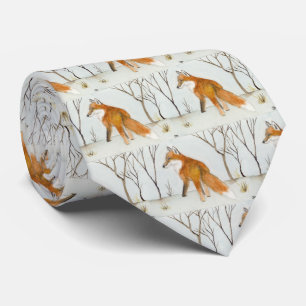 Red Fox Neck Tie Slips