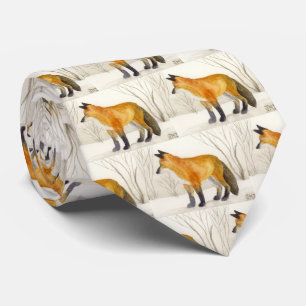 Red Fox Neck Tie Slips