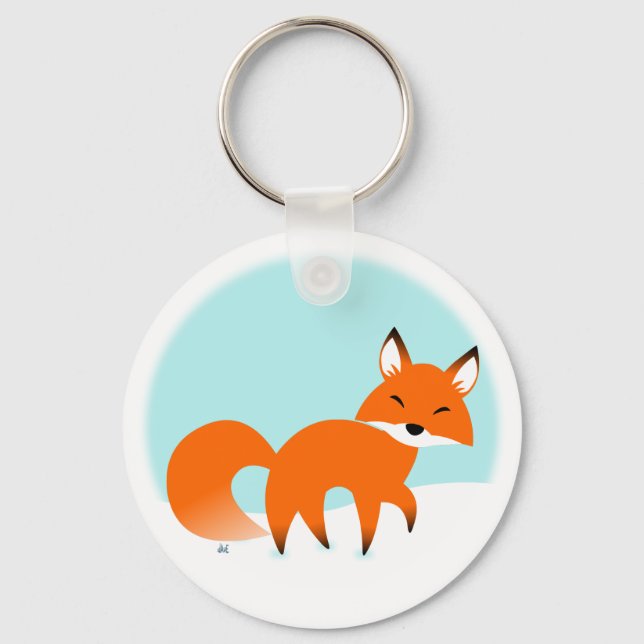 Red Fox-nyckelkedja Nyckelring (Framsida)