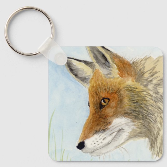 Red Fox Nyckelring (Framsida)