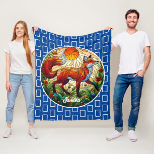 Red Fox och Sol Fleecefilt