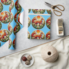 Red Fox och Sol Presentpapper
