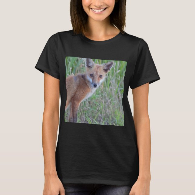 Red Fox Photo T Shirt (Framsida)