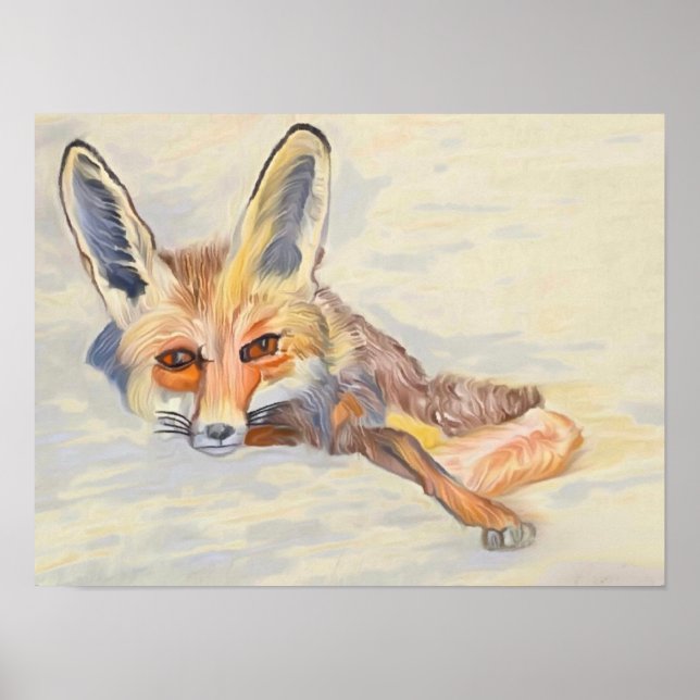 Red Fox 🦊 Poster (Framsidan)