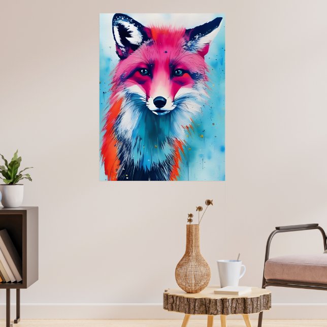 Red Fox Poster (Vardagsrum 3)