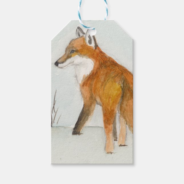Red Fox Presentetikett (Framsidan)