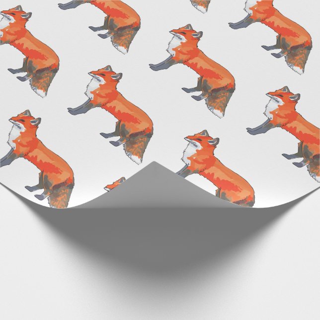 Red Fox Presentpapper (Hörn)