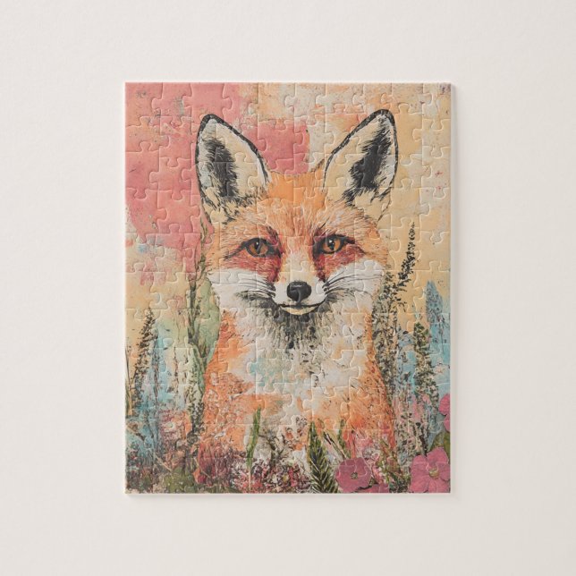 Red Fox Pussel (Vertikal)