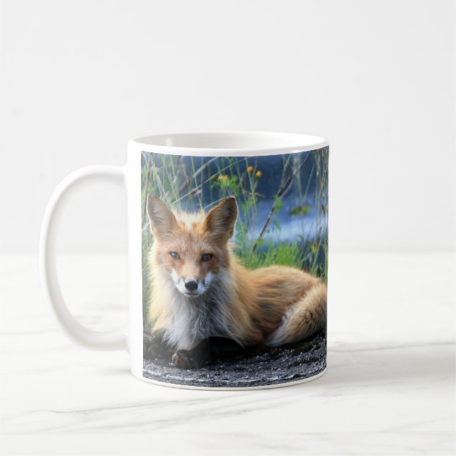 Red Fox Resting Mugg (Vänster)
