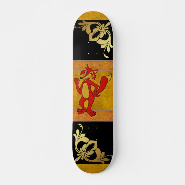 Red Fox Skateboard Bräda 19,5 Cm (Framsida)