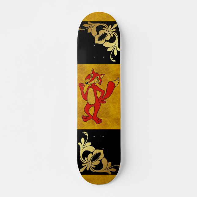 Red Fox Skateboard Bräda 20 Cm (Framsida)
