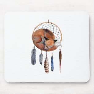 Red Fox Sleeping på Dreamcatcher Musmatta