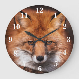 Red Fox Stor Klocka