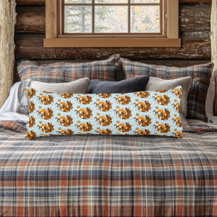 Red Fox Svan Kitsune Kasai Kroppskudde