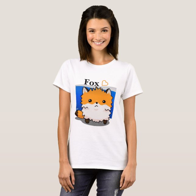 Red Fox T Shirt (Hel framsida)