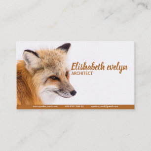 Red Fox Visitkort