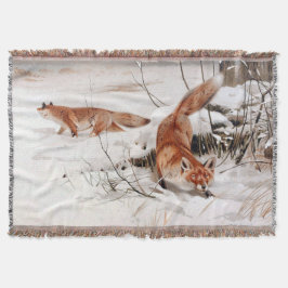 Red Foxes in the Winter Snow (by Wilhelm Kuhnert) Filt