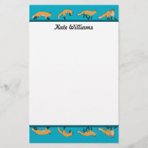 Red Foxes Personalized