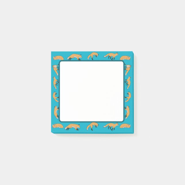 Red Foxes Post-it Block (Framsida)