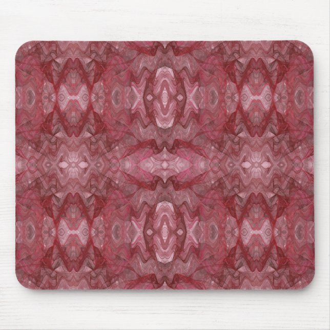 Red Fractal Mousepad Musmatta (Framsidan)