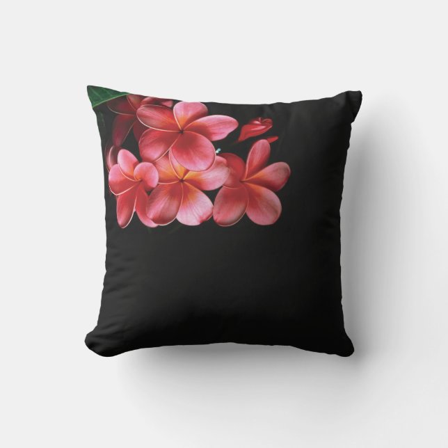 Red Frangipani Pillow Kudde (Framsida)