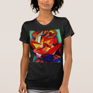 Red Frankrike Libre ro vattenfärgsart Tee