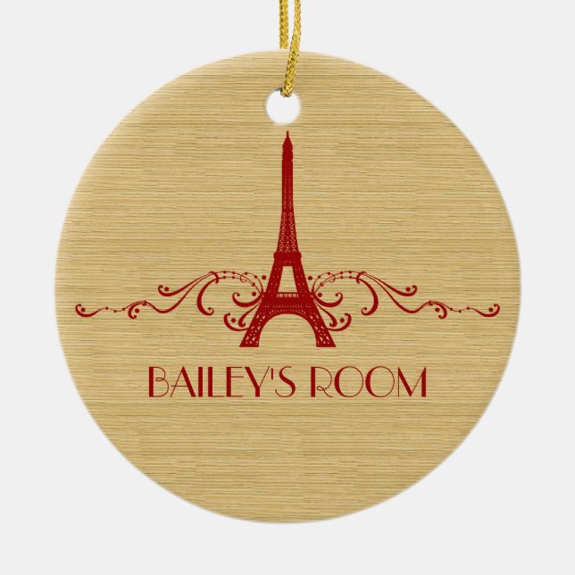 Red Fransk Flourish Ornament (Framsidan)