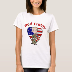 Red Fredag Army Male Tee Shirt