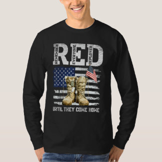 RED Fredag Kom ihåg alla som är utplacerade varje T Shirt
