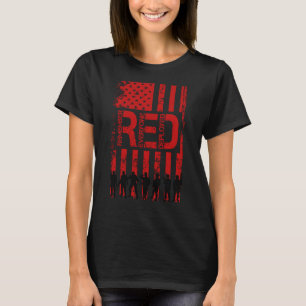 Red Fredag kommer ihåg alla amerikanska FLA T Shirt