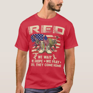 Red Fredag kommer ihåg alla utplacerade USA flagga T Shirt