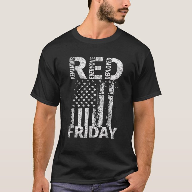 Red Fredag kommer ihåg att alla distribuerade amer T Shirt (Framsida)