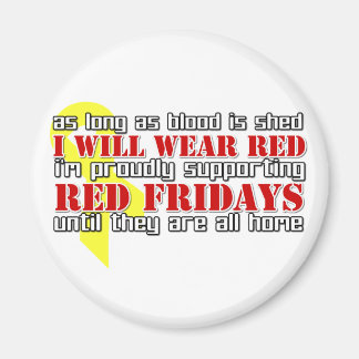 Red Fredag Magnet