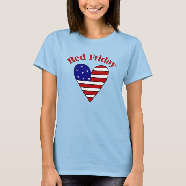 Red Fredag T-Shirt (Framsida)