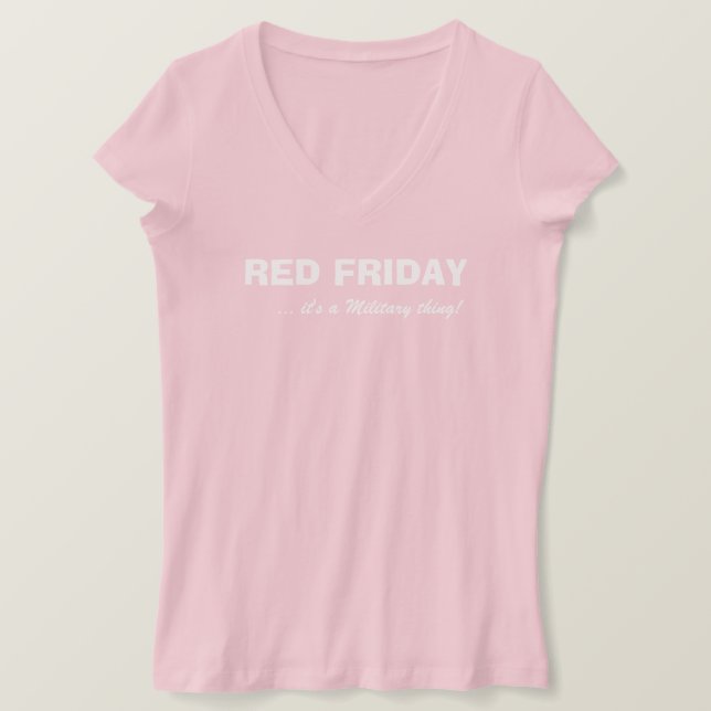 RED FREDAG TRÖJA (Design framsida)