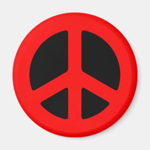Red Fredstecken Magnet
