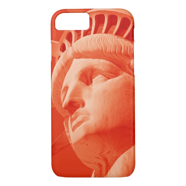 Red Frihetsgudinnan Barely, iPhone 7 Fodral Case-Mate iPhone Skal (Baksida)