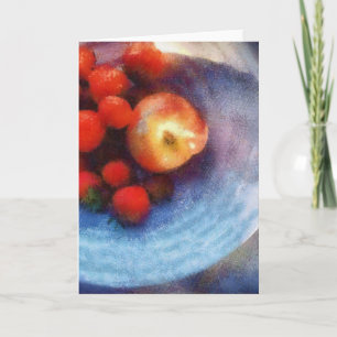 Red Fruit in White Bowl Kort