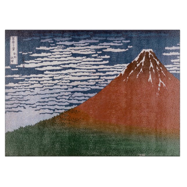 Red Fuji, Aka Fujiyama Volcano Katsushika Hokusai (Framsidan)