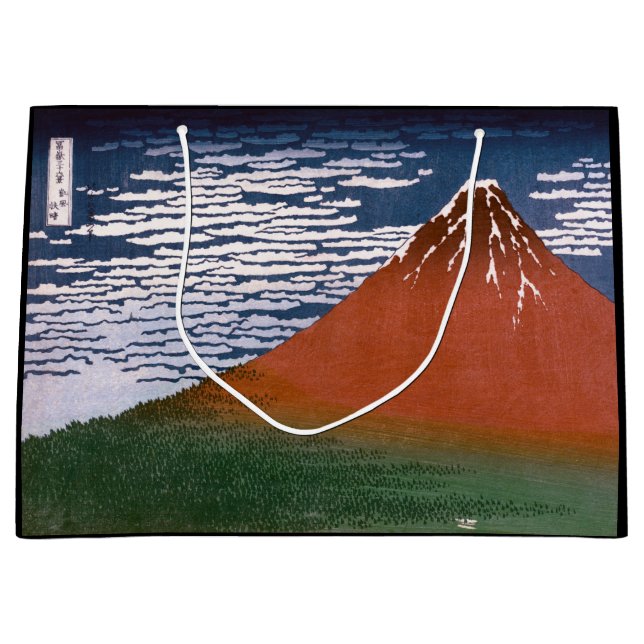 Red Fuji, Aka Fujiyama Volcano Katsushika Hokusai (Framsidan)