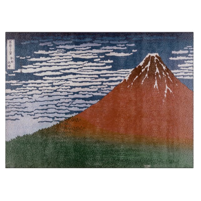 Red Fuji, Aka Fujiyama Volcano Katsushika Hokusai (Framsidan)