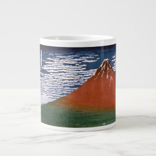 Red Fuji, Aka Fujiyama Volcano Katsushika Hokusai Jumbo Mugg