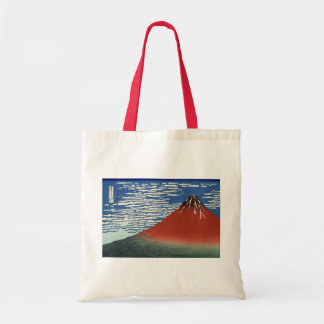 Red Fuji - södra Vinden, Clear Himlar Tote Bag Tygkasse