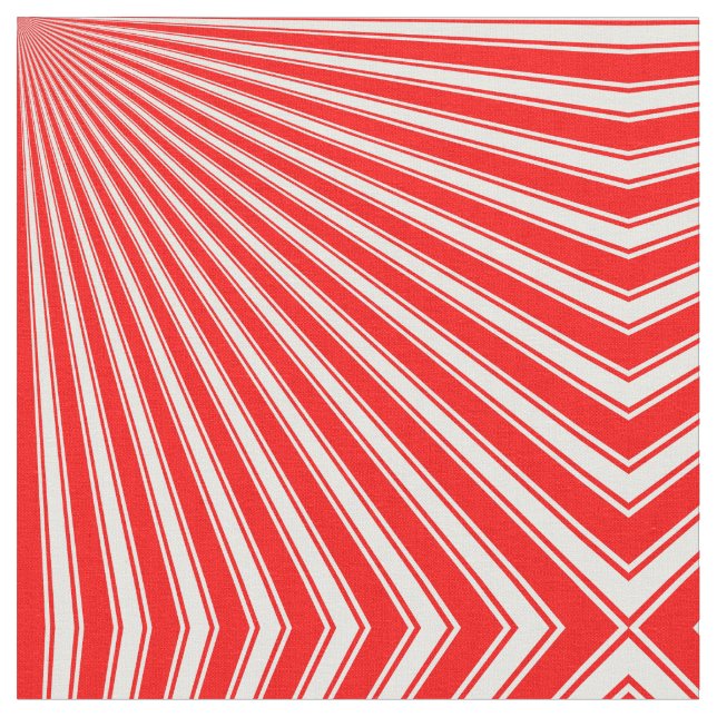Red Funky Sol Rays Background Tyg (Närbild)
