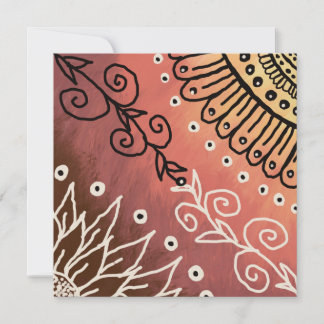 Red Funny Art Mönster