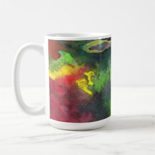 Red Fusion Design Monogram Mugg