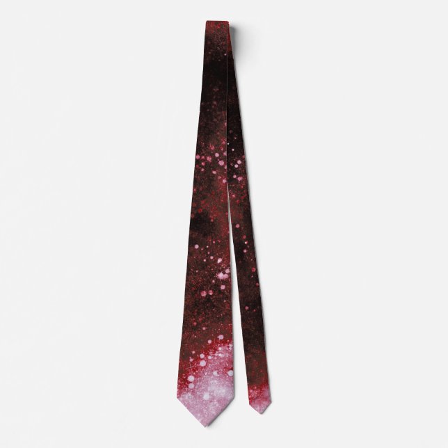 Red Galaxy Sparkles Abstrakt Slips (Framsida)
